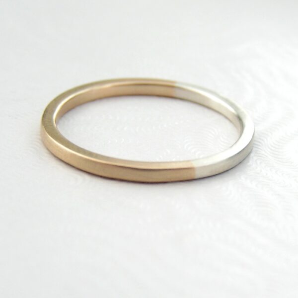 Golden Ratio – 1.5 mm 9k Gold + Silver