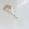 Quadrilateral: Sterling silver minimalist geometric pendant necklace.