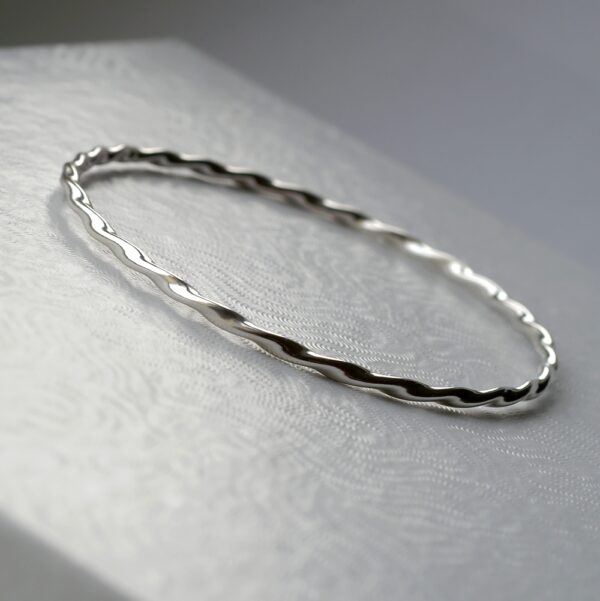 Twisted Silver Bracelet