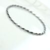 Twisted Silver Bracelet – Oxidized