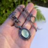 Rustic Prehnite Necklace