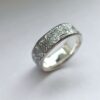Rustic Ring with Silver Lining
