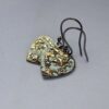 Gold Chaos Hearts - Oxidized sterling silver and 18k gold heart earrings
