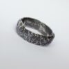 Wide Rustic Ring - Sterling Silver One of a Kind Men's Ring, Size 10